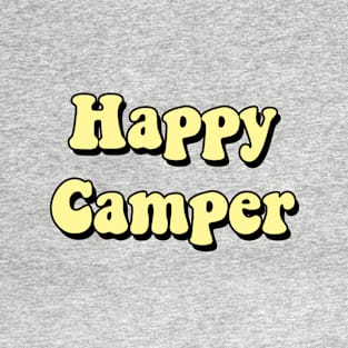 Happy Camper Yellow T-Shirt